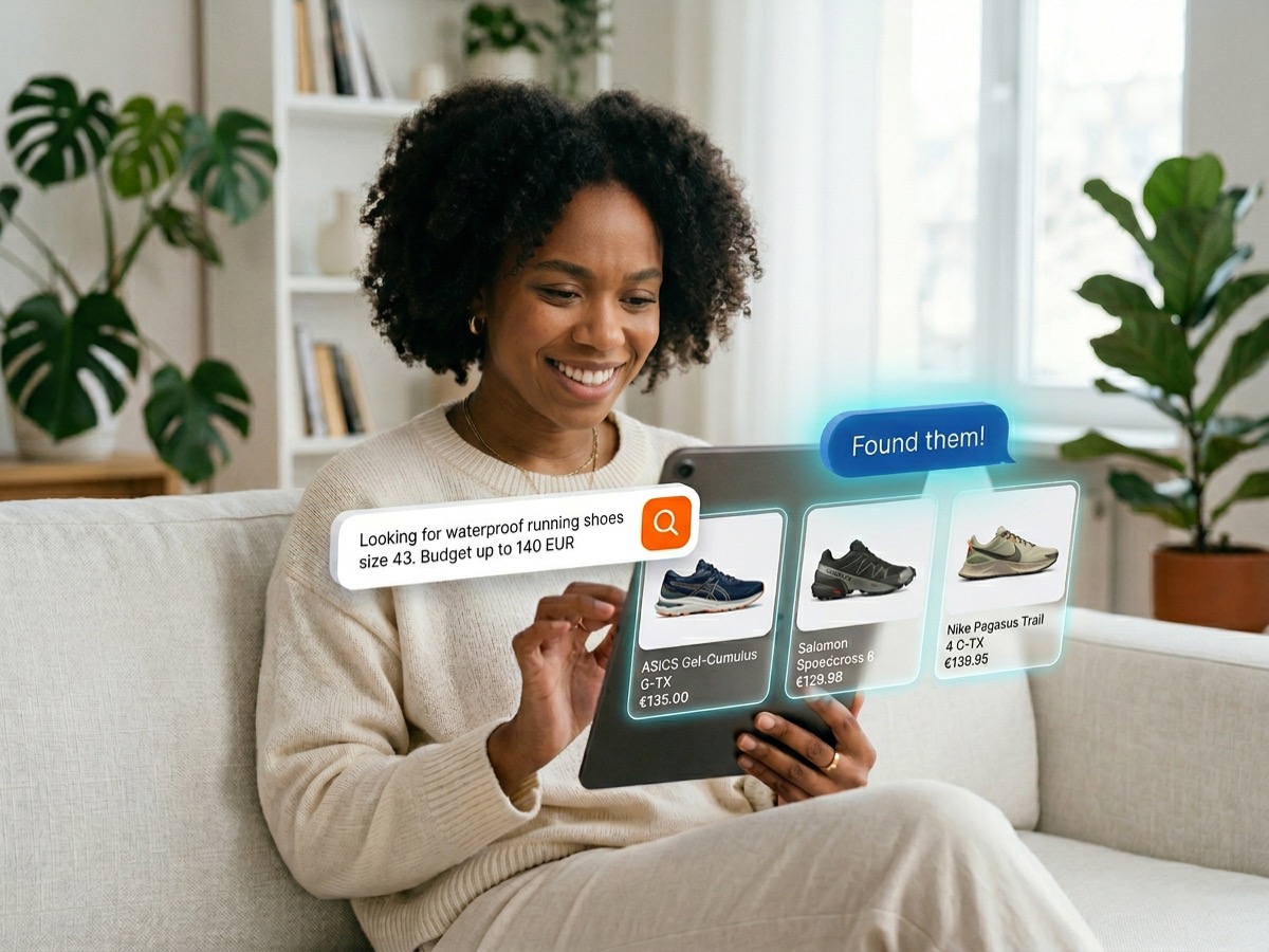 Frustrated shopper unable to find products on eCommerce site